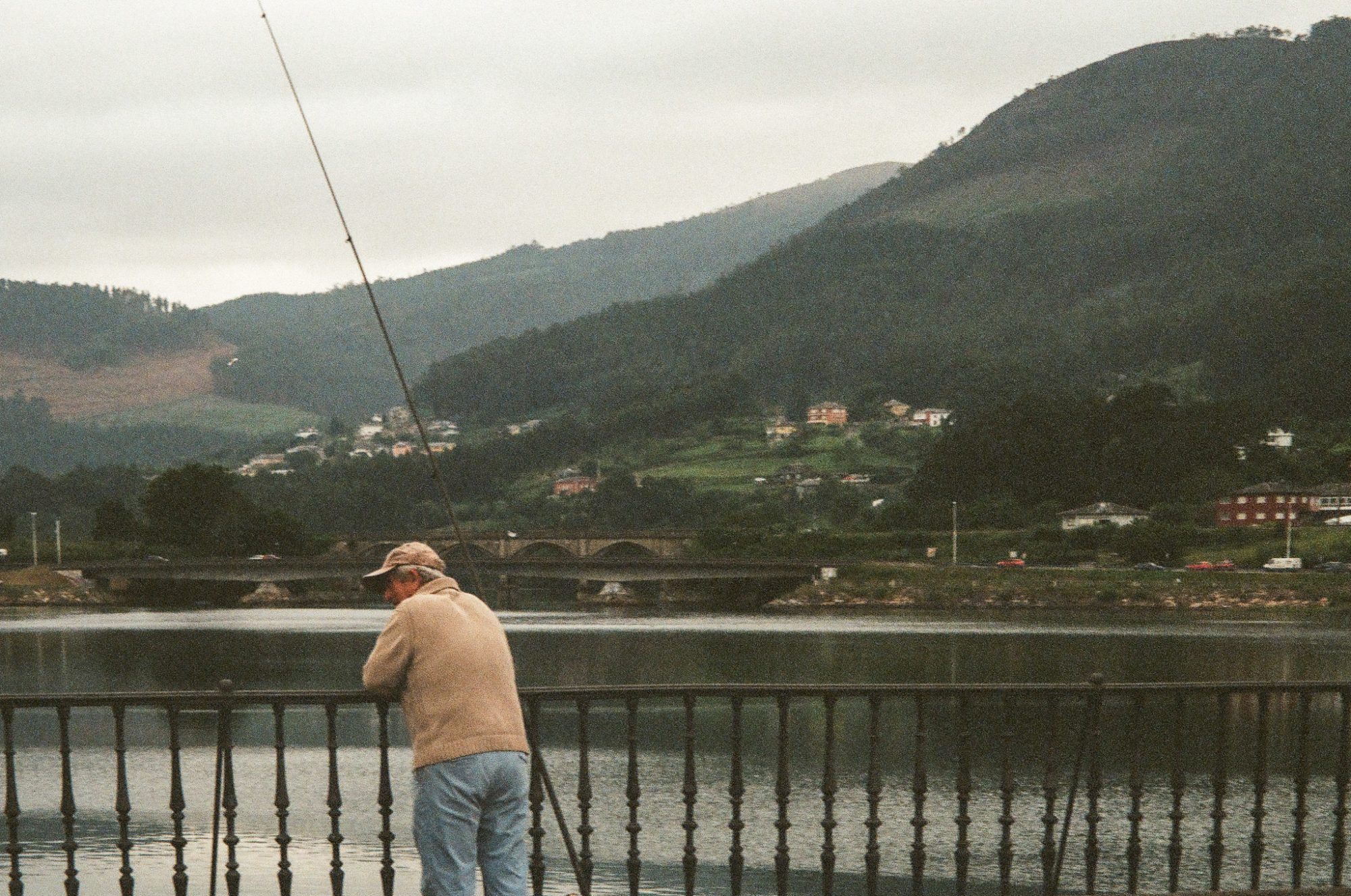 Fishing from the bridge