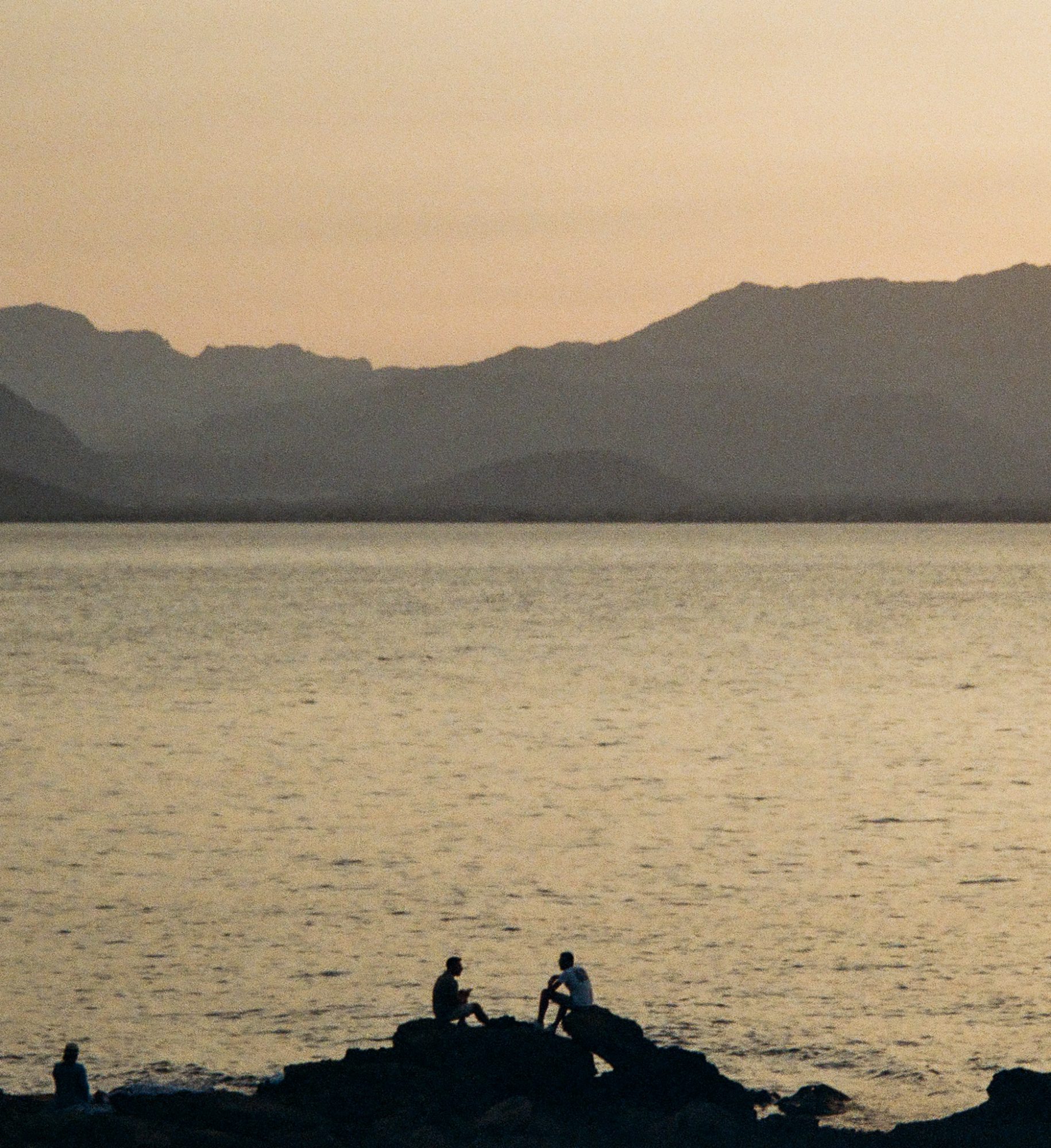 Two of them at dusk